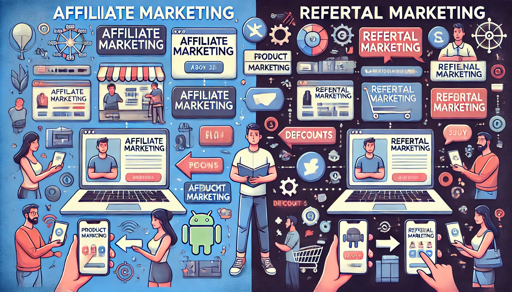 Affiliate vs Referral Marketing